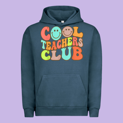 Cool Teachers Club Funny Smile Teachers Club Squad T Shirt Urban Hoodie Designed By Designpulse