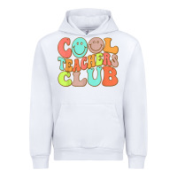 White cool teachers club funny smile teachers club squad t shirt Urban Hoodie - DesignPulse