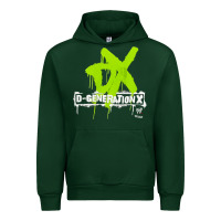 Forest Green D GENERATION X, D GENERATION X vinatge, D GENERATION X art, D GENERATI Urban Hoodie - DesignPulse