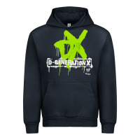 Navy D GENERATION X, D GENERATION X vinatge, D GENERATION X art, D GENERATI Urban Hoodie - DesignPulse