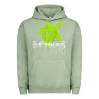 Pigment Oil Green D GENERATION X, D GENERATION X vinatge, D GENERATION X art, D GENERATI Urban Hoodie - DesignPulse