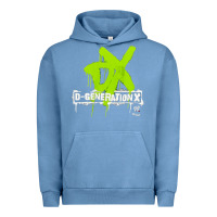 Pigment Pebble Blue D GENERATION X, D GENERATION X vinatge, D GENERATION X art, D GENERATI Urban Hoodie - DesignPulse