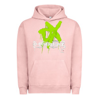 Pigment Salmon D GENERATION X, D GENERATION X vinatge, D GENERATION X art, D GENERATI Urban Hoodie - DesignPulse