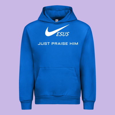 Jesus Just Praise Him Urban Hoodie Designed By Designpulse