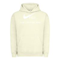 Pigment Pistachio jesus just praise him Urban Hoodie - DesignPulse