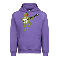 Tulip Kermit playing the banjo Classic Urban Hoodie - DesignPulse