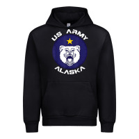 Black us army alaska polar bear patch t shirt Urban Hoodie - DesignPulse