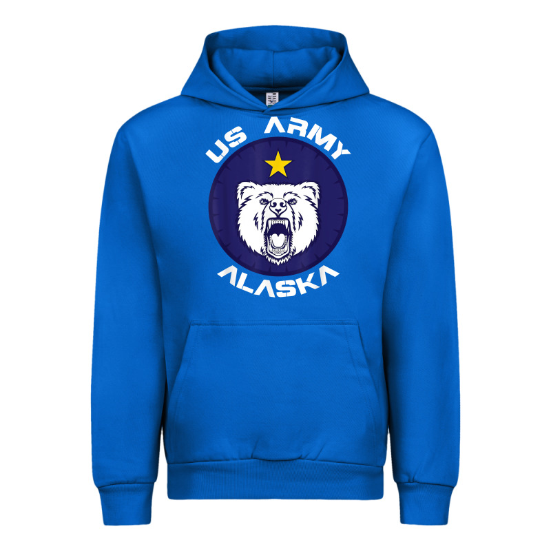 Us Army Alaska Polar Bear Patch T Shirt Urban Hoodie by DesignPulse | Teevron