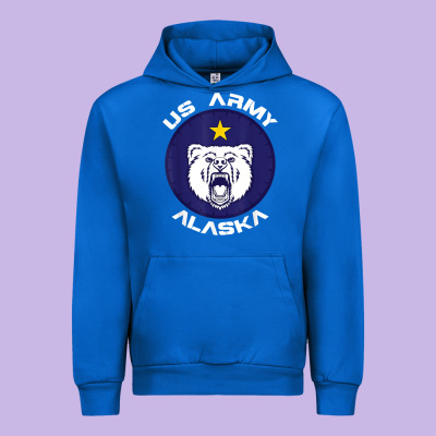Us Army Alaska Polar Bear Patch T Shirt Urban Hoodie Designed By Designpulse