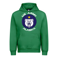 Emerald us army alaska polar bear patch t shirt Urban Hoodie - DesignPulse
