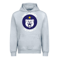 Heather Grey us army alaska polar bear patch t shirt Urban Hoodie - DesignPulse