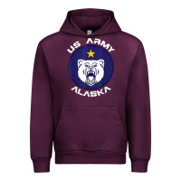 Mauve Wine us army alaska polar bear patch t shirt Urban Hoodie - DesignPulse