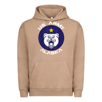 Pigment Burro us army alaska polar bear patch t shirt Urban Hoodie - DesignPulse