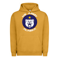 Pigment Peanut Butter us army alaska polar bear patch t shirt Urban Hoodie - DesignPulse