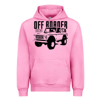 Fuchsia Pink off roader bronco Urban Hoodie - DesignPulse