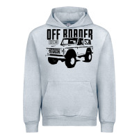 Heather Grey off roader bronco Urban Hoodie - DesignPulse