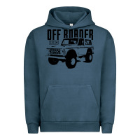 Pigment Midnight Navy off roader bronco Urban Hoodie - DesignPulse
