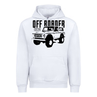 White off roader bronco Urban Hoodie - DesignPulse