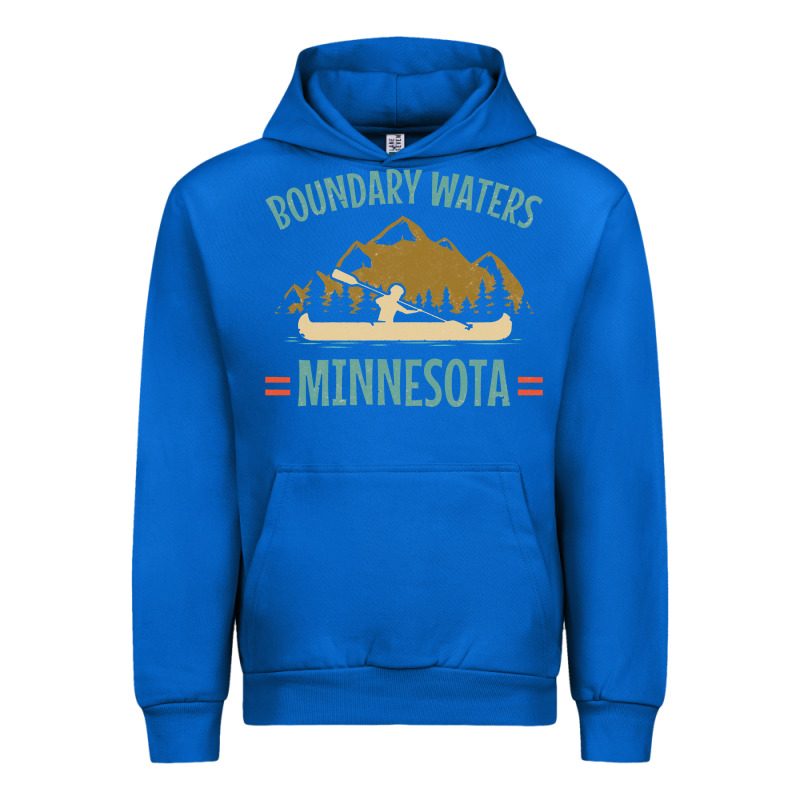 Retro Boundary Waters Canoe Minnesota Urban Hoodie by DesignPulse | Teevron