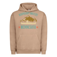 Pigment Burro retro boundary waters canoe minnesota Urban Hoodie - DesignPulse