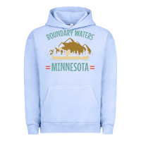 Pigment Grape Ice retro boundary waters canoe minnesota Urban Hoodie - DesignPulse