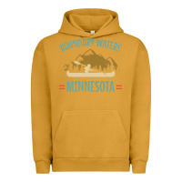 Pigment Peanut Butter retro boundary waters canoe minnesota Urban Hoodie - DesignPulse