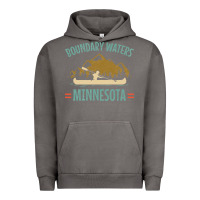 Pigment Tornado retro boundary waters canoe minnesota Urban Hoodie - DesignPulse