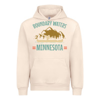 Sandshell retro boundary waters canoe minnesota Urban Hoodie - DesignPulse