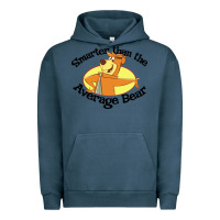 Pigment Midnight Navy yogi bear average bear Urban Hoodie - DesignPulse