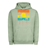 Pigment Oil Green windansea beach california ca surfer surfing surf palm tree Urban Hoodie - DesignPulse