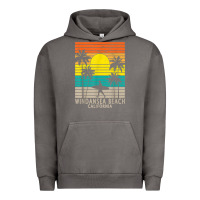 Pigment Tornado windansea beach california ca surfer surfing surf palm tree Urban Hoodie - DesignPulse