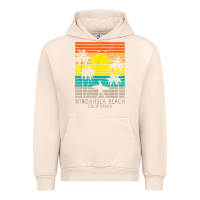 Sandshell windansea beach california ca surfer surfing surf palm tree Urban Hoodie - DesignPulse