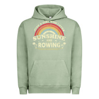 Pigment Oil Green Rowing  . Just A Girl Who Loves Sunshine And Rowing Urban Hoodie - DesignPulse