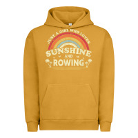 Pigment Peanut Butter Rowing  . Just A Girl Who Loves Sunshine And Rowing Urban Hoodie - DesignPulse