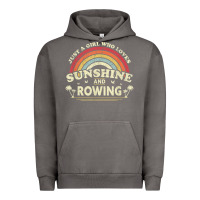 Pigment Tornado Rowing  . Just A Girl Who Loves Sunshine And Rowing Urban Hoodie - DesignPulse