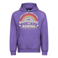 Tulip Rowing  . Just A Girl Who Loves Sunshine And Rowing Urban Hoodie - DesignPulse