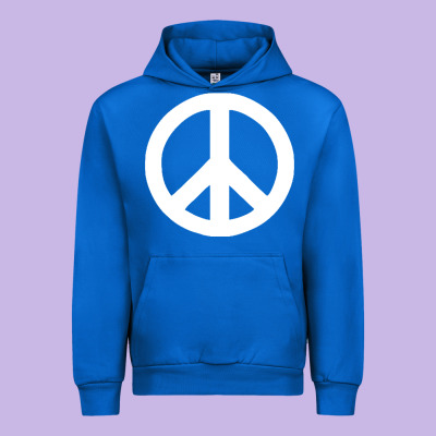 Peace Sign Urban Hoodie Designed By Designpulse