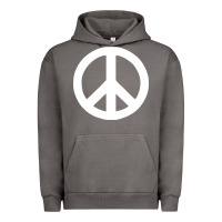 Pigment Tornado Peace Sign Urban Hoodie - DesignPulse