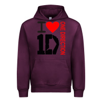 Mauve Wine one direction Urban Hoodie - DesignPulse
