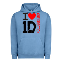 Pigment Pebble Blue one direction Urban Hoodie - DesignPulse