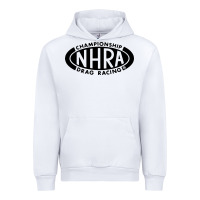 White nhra oval Urban Hoodie - DesignPulse
