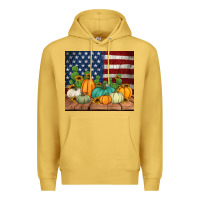 Antique Gold fall themed american tumbler Premium Hoodie - Jasminsmagicworld