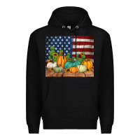 Black fall themed american tumbler Premium Hoodie - Jasminsmagicworld