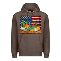 Coffee fall themed american tumbler Premium Hoodie - Jasminsmagicworld