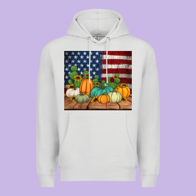 Fall Themed American Tumbler Premium Hoodie Designed By Jasminsmagicworld