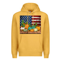 Mustard fall themed american tumbler Premium Hoodie - Jasminsmagicworld