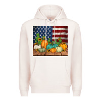 Pale Pink fall themed american tumbler Premium Hoodie - Jasminsmagicworld