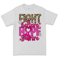 Dove Grey Fight believe hope survive Cancer Awareness Premium Tee - HowdyJamesFarm