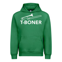 Emerald funny trombone funny t boner funny t boner tboner Urban Hoodie - DesignPulse