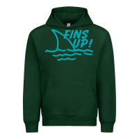 Forest Green fins up jimmy Urban Hoodie - DesignPulse
